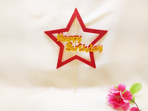 Cake Topper - Happy Birthday - Ahaeli