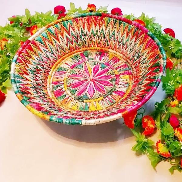 Sikki Grass Decorative Basket - Ahaeli